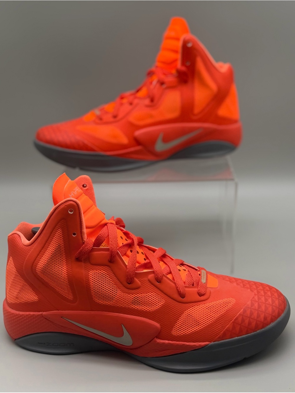 Nike Zoom Hyperfuse 2011 Supreme Orange Basketball Shoes Men’s 9.5